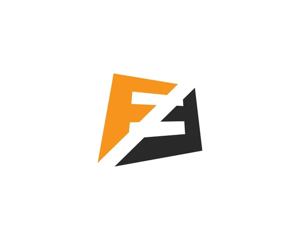 Λογότυπο γράμμα f επιχείρηση — Διανυσματικό Αρχείο