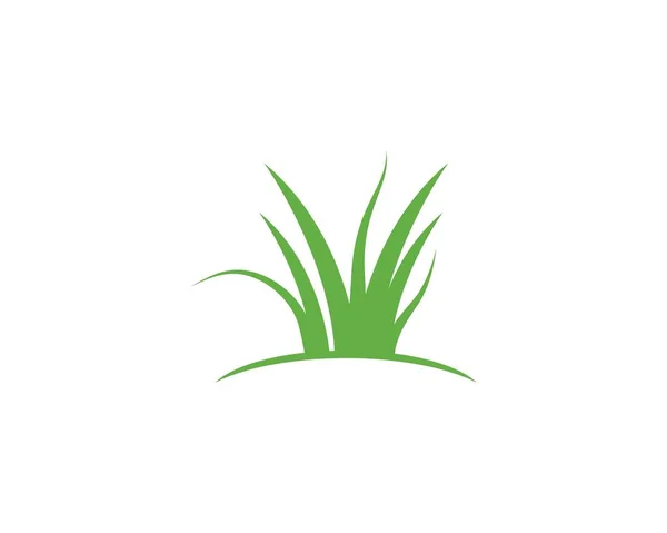 Vecteur de logo herbe — Image vectorielle