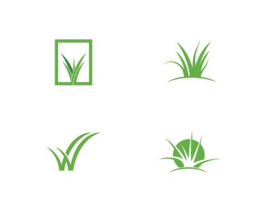 Çim logosu vektör