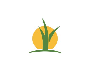 Çim logosu vektör 