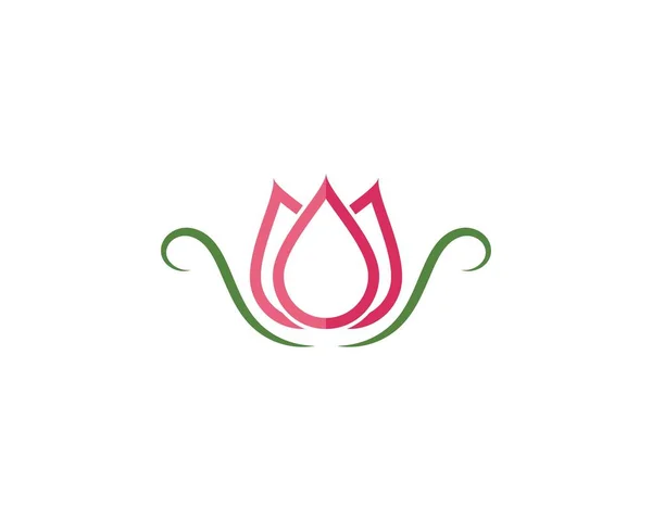 Flowers logo Template — Stock Vector