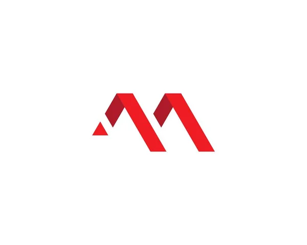 M Lettre Logo Entreprise — Image vectorielle