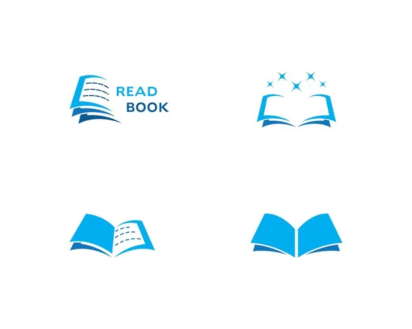 Modelo de logotipo do livro de educação —  Vetores de Stock