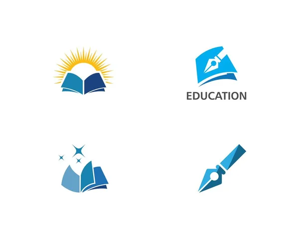 Modelo de logotipo educação —  Vetores de Stock