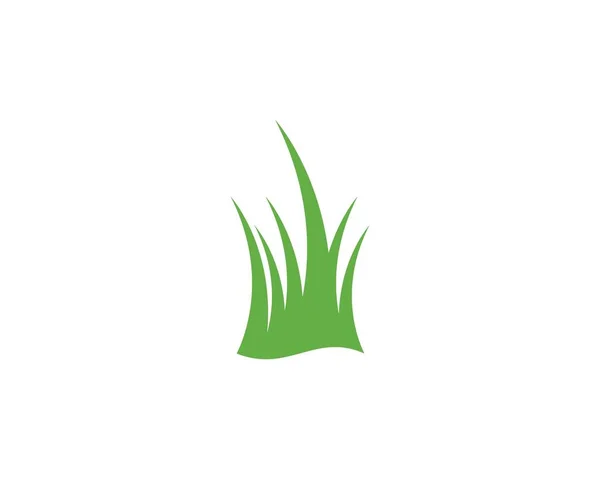 Vecteur de logo herbe — Image vectorielle