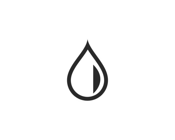 Plantilla de logotipo gota de agua — Vector de stock