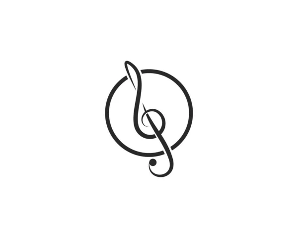 Musik Note Icon Vector — Stockvektor