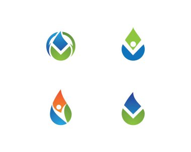 su damlası logo şablonu