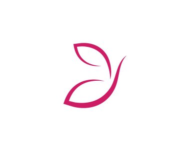 Kelebek logo şablonu