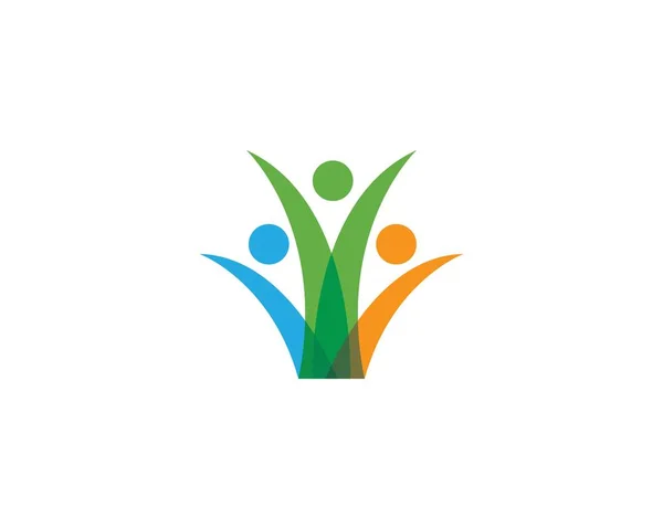 Community Care Logo Vorlage — Stockvektor