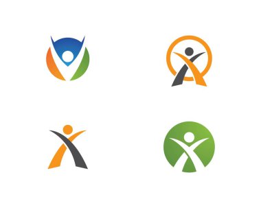 Sağlıklı Yaşam Logosu şablonu