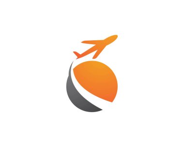 Düzlem logosu vektör 