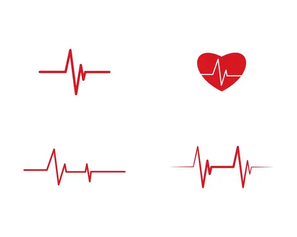 Pulse Line ılustration vektör — Stok Vektör