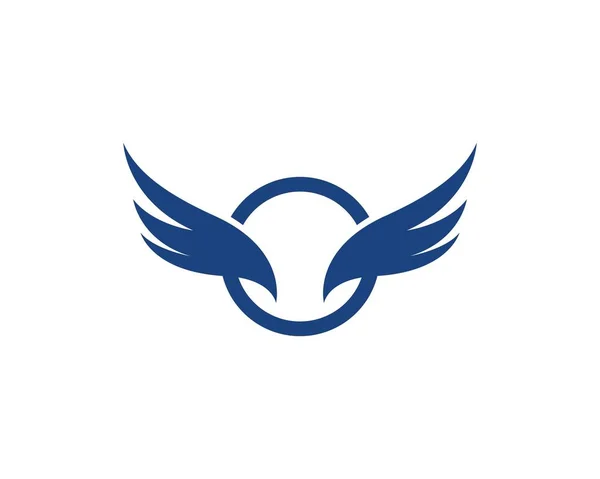 Falkenflügel-Logo templat — Stockvektor