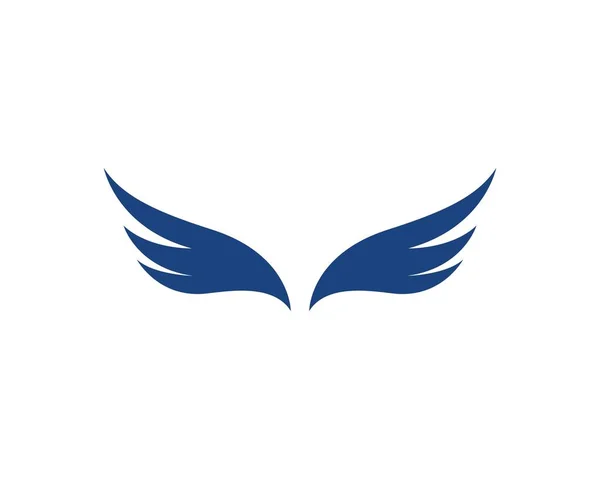 Falcon Wing Logo Templat — Vector de stock