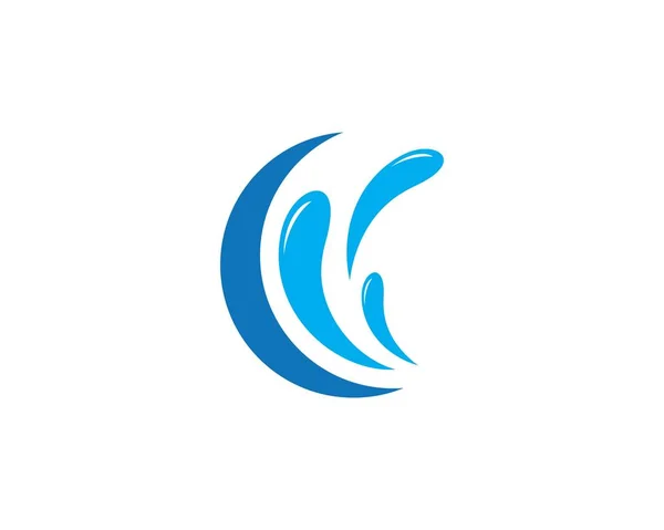 Вектор логотипа водяного брызга — стоковый вектор