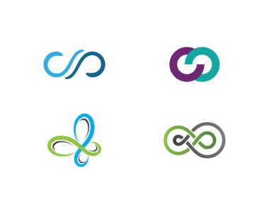 Infinity logo vektör 