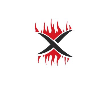 Yangın alev vektör görselleştirme