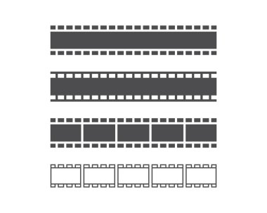 Film şeridi vektör şablonu
