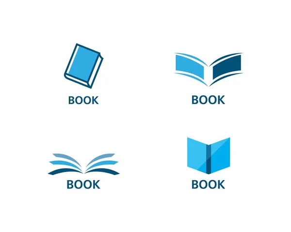 Libro didattico Logo Template — Vettoriale Stock