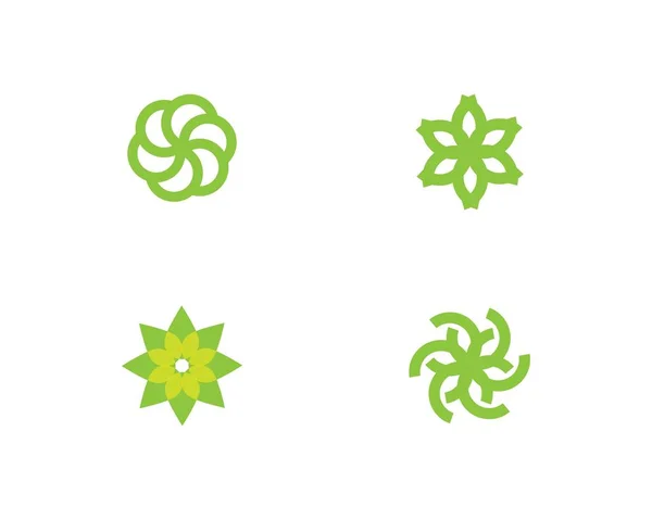 Logotipo da flor vetor — Vetor de Stock
