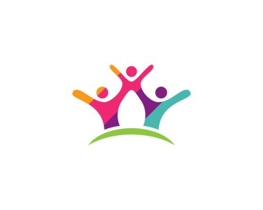 Aile bakımı logo şablonu