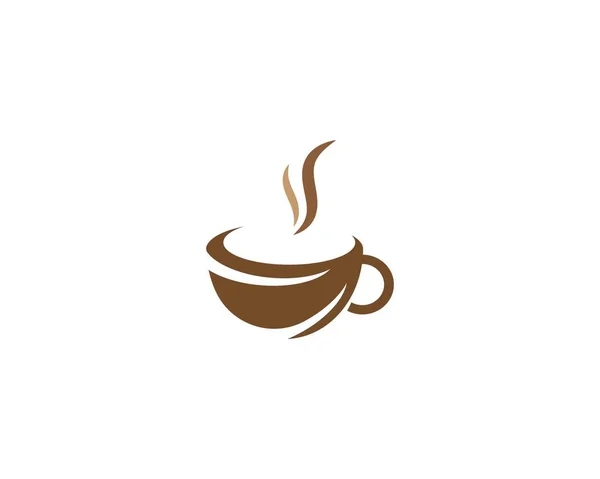 Logo taza de café — Vector de stock