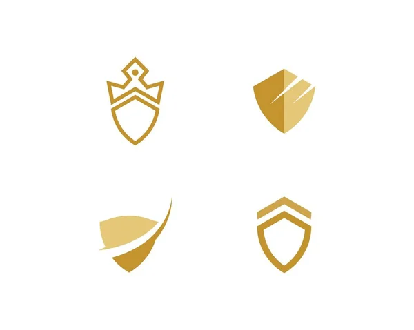 Plantilla de logotipo de escudo símbolo — Archivo Imágenes Vectoriales