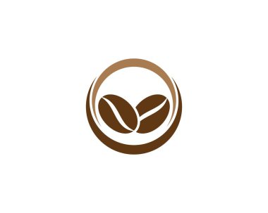Kahve logo şablonu