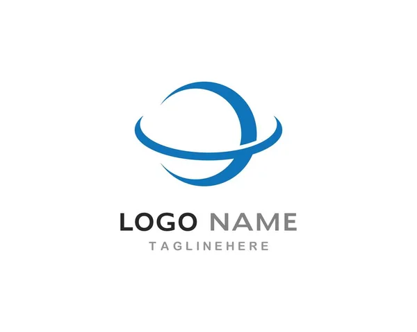 Globe technologie ilustration logo vecteur — Image vectorielle