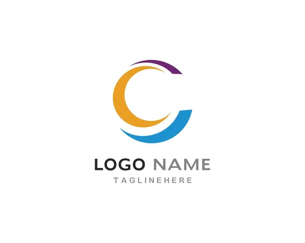Modèle de logo lettre C — Image vectorielle