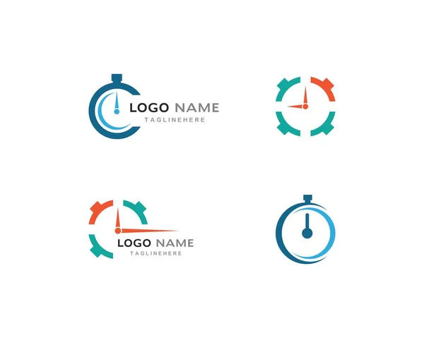 Timer logo vector — Stockvector