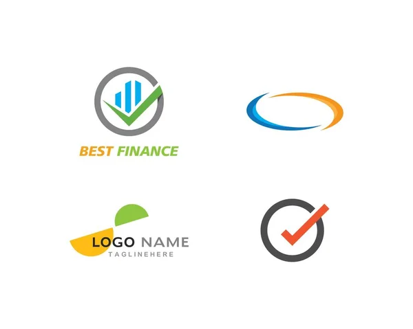 Business Finance professionelle Logo-Vorlage — Stockvektor