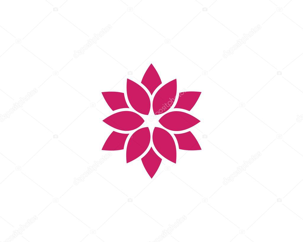 flowers logo Template