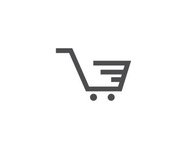 sepeti mağaza simge vektör