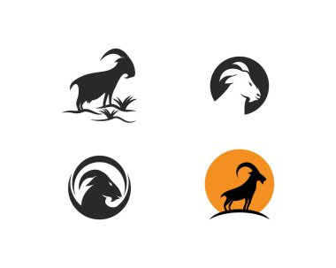 Keçi logosu şablonu 