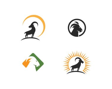 Keçi logosu şablonu 