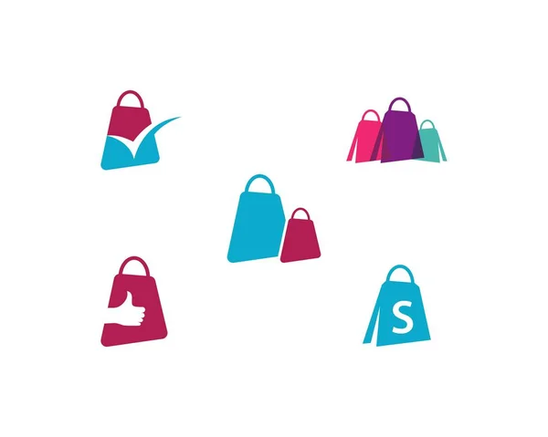 Alışveriş çantası logosu — Stok Vektör