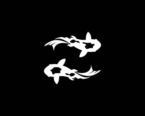 Koi Fish logo vecteur — Image vectorielle