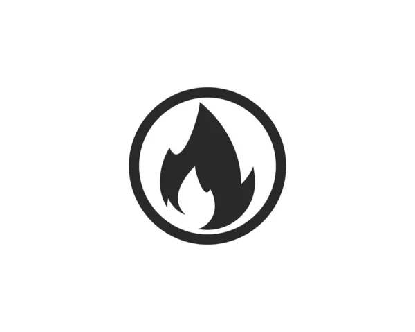 화재 불꽃 로고 — 스톡 벡터
