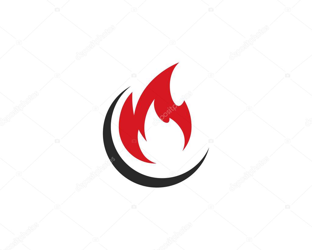 Fire flame Logo Template
