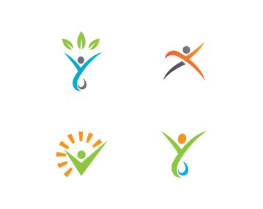 Sağlıklı Yaşam Logosu şablonu