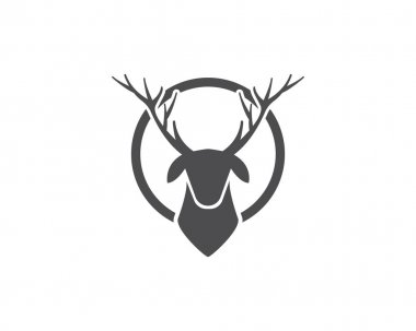 Geyik görselleştirme logo vector