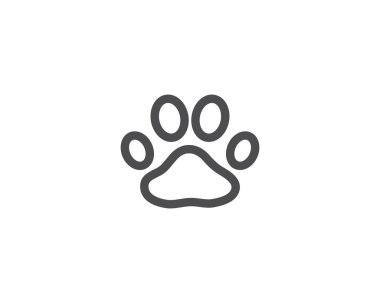 Paw logosu vektör 