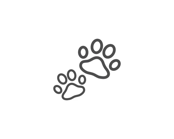 Логотип лапу — стоковий вектор