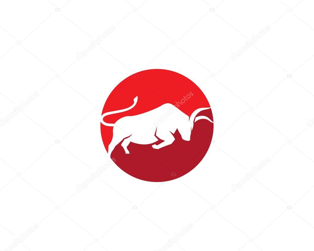 Red Bull Taurus Logo Template vector
