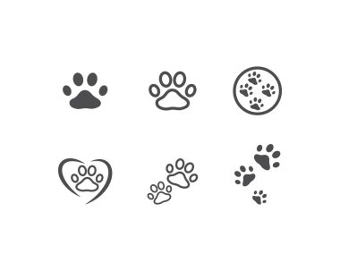 Paw logosu vektör 