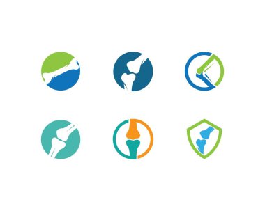 Kemik logosu vektör 