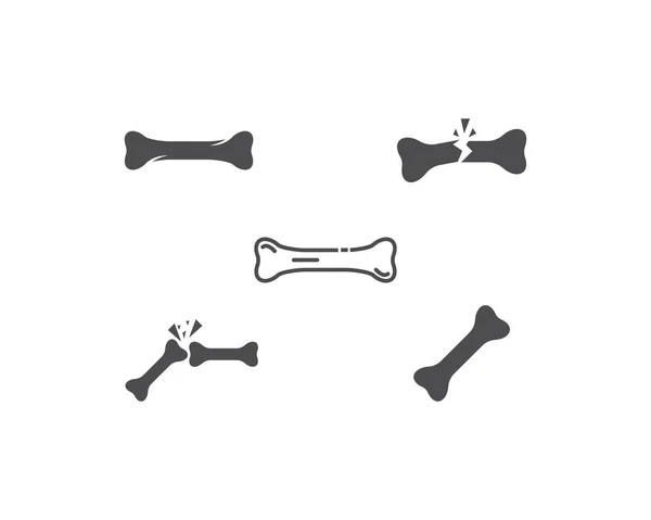 Logotipo óseo vector — Vector de stock