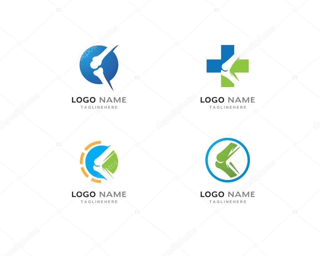 Bone logo vector template